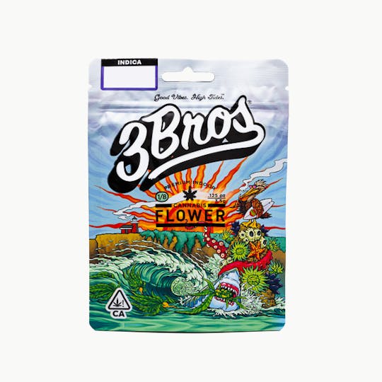 3 Bros Grow - 3 Bros | Indoor Flower | 3.5g | Glitter Bomb | Indica - 1