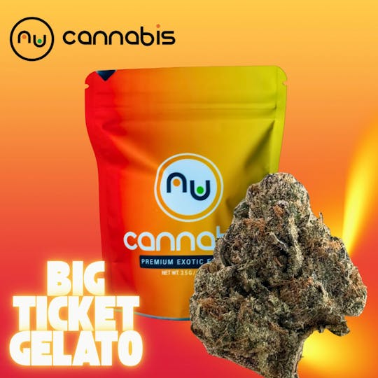 Nu Cannabis Brand - NuCannabis - Big Ticket Gelato 7g - PREMIUM INDOOR FLOWERS - 1