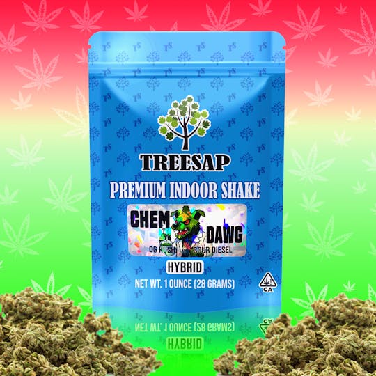 Treesap - CA - Treesap - Premium Indoor Shake Ounce - Chem Dawg Hybrid 28g - 1