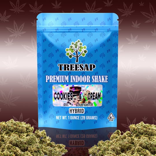 Treesap - CA - Treesap - Premium Indoor Shake Ounce - Cookies & Cream Hybrid 28g - 1