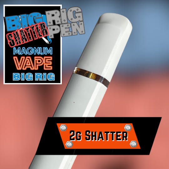 Magnum Weed - 2g Magnum Big Rig Shatter Pen - King Louis XIII - 1