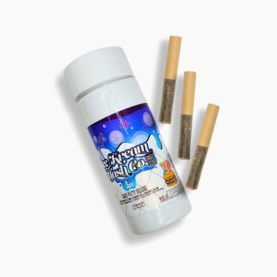 Ice Kream Hash Co. - IKHCO | Gary Patty Deluxe | Rosin Infused PRJ | Single Scoop 3pk | 1.5g - 1