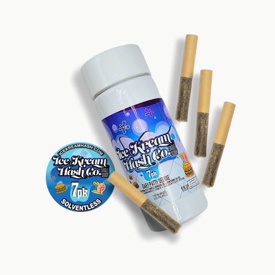 Ice Kream Hash Co. - IKHCO | Gary Patty Deluxe | Rosin Infused PRJ 7pk | 3.5g - 1