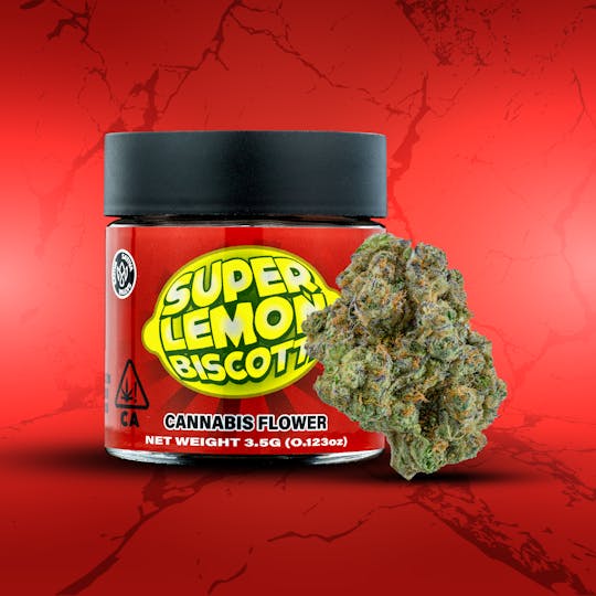 Biscotti - Biscotti - Jarred Indoor Flower - 3.5g - Sativa - Super Lemon Biscotti - 1