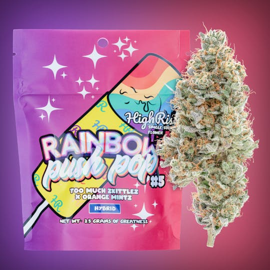High Rise - Rainbow Push Pop #5 | High Rise Cannabis - 1