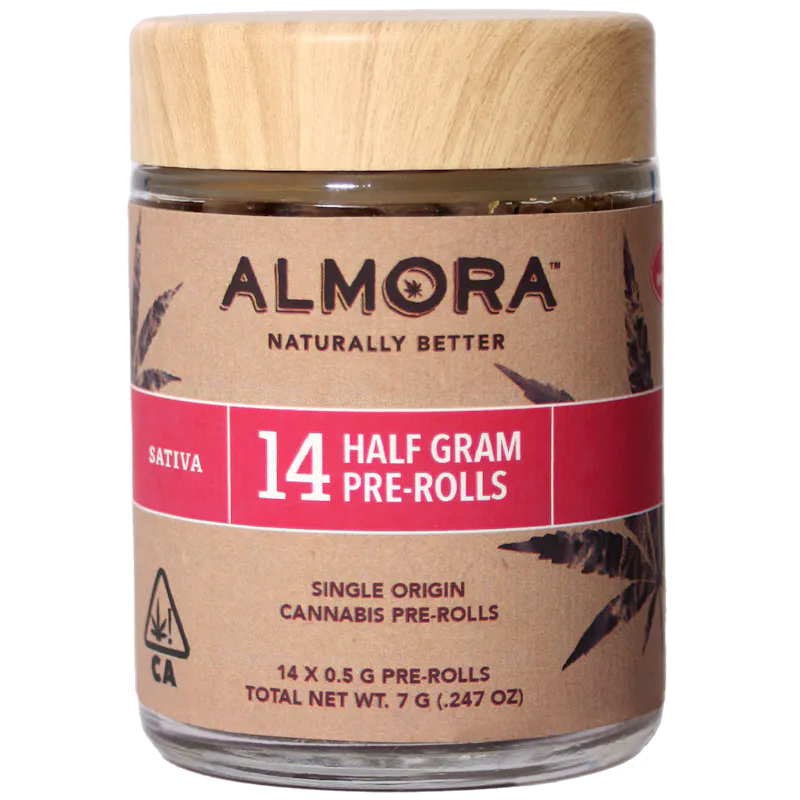 Almora Sour Raspberry PreRoll 14 Pack - 7g pre-roll
