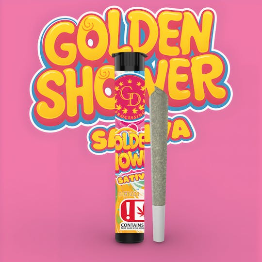 GD CANNABIS PROCESSING - 1G PRE-ROLL GOLDEN SHOWER - 1