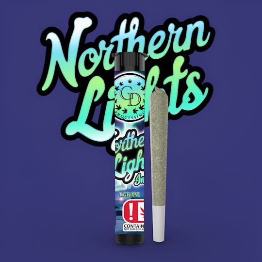GD CANNABIS PROCESSING - 1G PRE-ROLL NORTHERN LIGHTS - 1