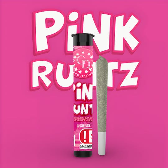 GD CANNABIS PROCESSING - 1G PRE-ROLL PINK RUNTZ - 1