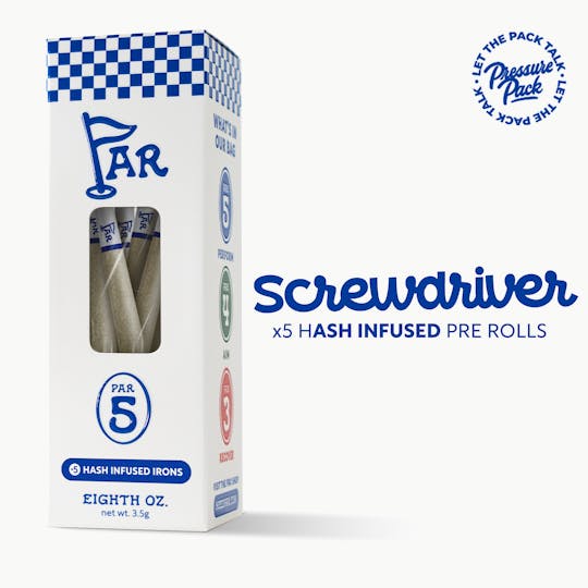 PAR - Screwdriver - PAR Hash Infused Irons - 5pk - 1