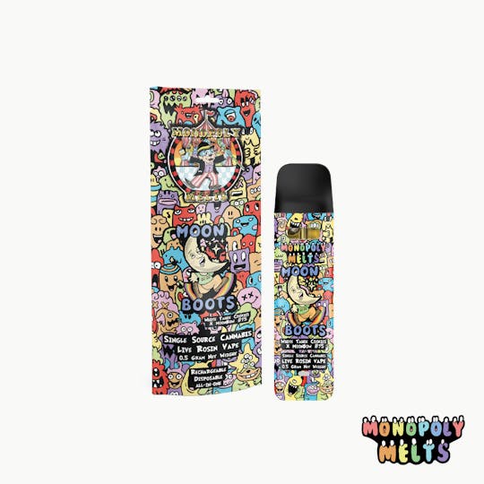 Monopoly Melts - Moon Boots 0.5g Cold Cure Live Rosin All-in-One Vape - 1