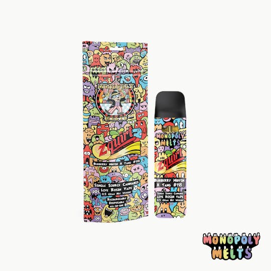 Monopoly Melts - Zquirt 0.5g Cold Cure Live Rosin All-in-One Vape - 1