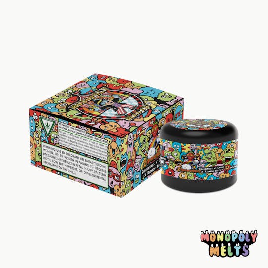 Monopoly Melts - Ztrawberriez 1g Cold Cure Live Rosin - 1