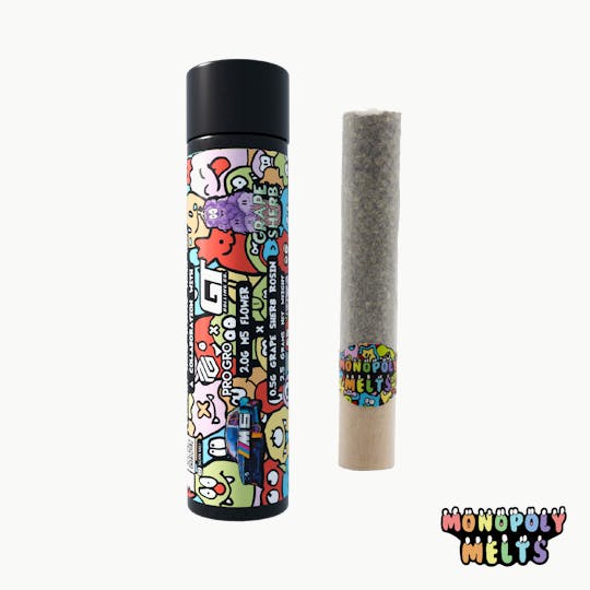 Monopoly Melts - Hash Hole-M5 Flower 2.0g x Grape Sherb Cold Cure Live Rosin 0.5g - 1