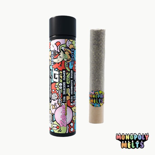 Monopoly Melts - Hash Hole-Zelicious Flower 2.0g x Moon Boots Cold Cure Live Rosin 0.5g - 1