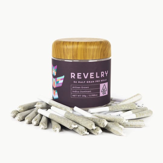 Revelry Herb Co - Berry Cobbler - Indica - Pre Roll 56pk (28g) - 1