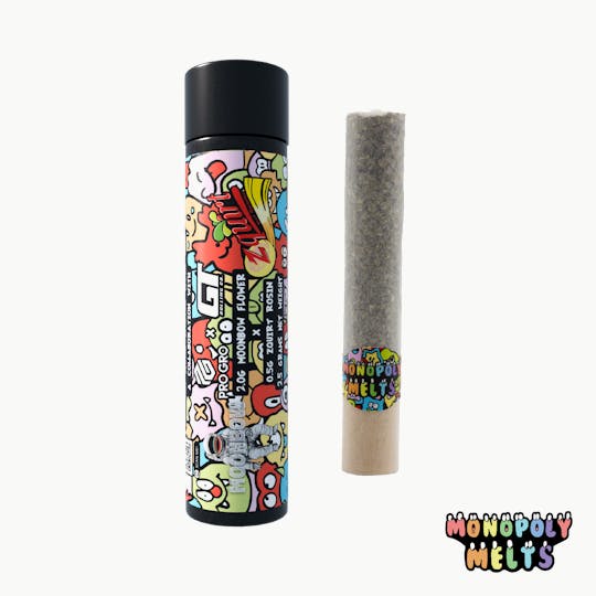 Monopoly Melts - Hash Hole-Moonbow Flower 2.0g x Zquirt Cold Cure Live Rosin 0.5g - 1