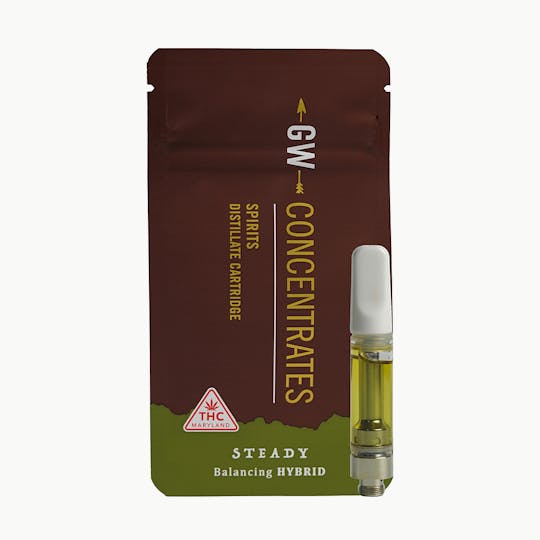 Grow West Cannabis Company - Temple Fruit | Spirits | Distillate Cartridge | Steady (Hybrid) | 1g - 1