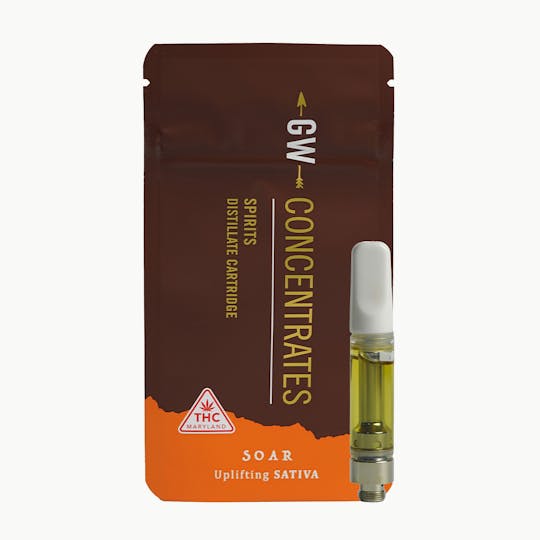 Grow West Cannabis Company - Vapor Trail | Spirits | Distillate Cartridge | Soar (Sativa) | 1g - 1