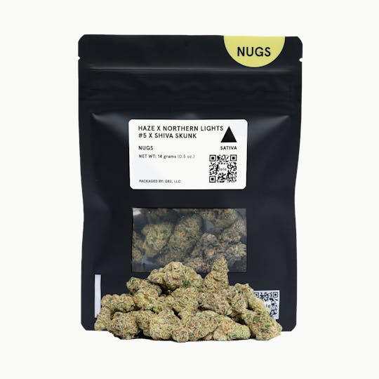 lolo - Haze x Northern Lights #5 x Shiva Skunk | Indoor Nugs | 14g - 1