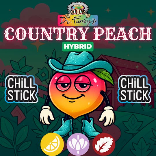 American Cannabis Company - Dr. Funky's Chill Stick Country Peach 0.6g (Indica) - 1