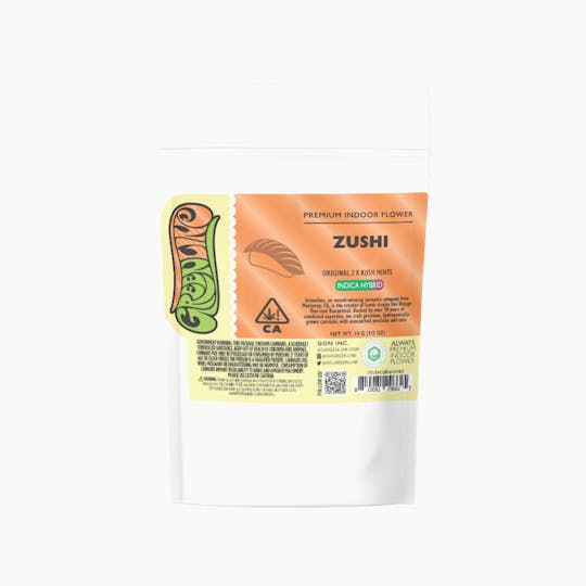 Greenline - Zushi - 1/2 oz - Indoor - Indica Hybrid - 14g - 1