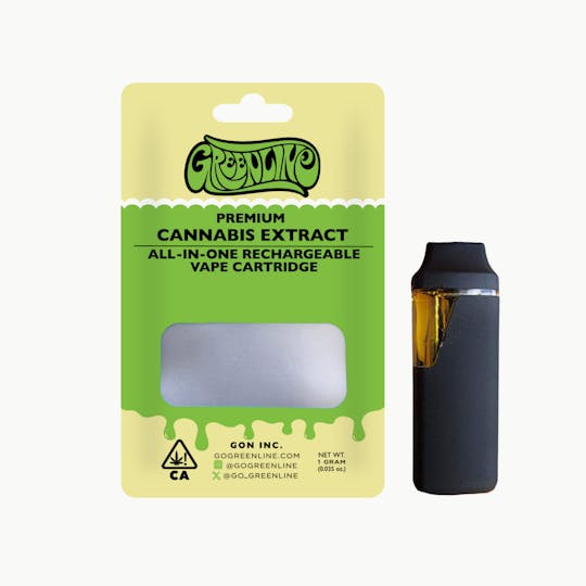 Greenline - Jack Herer - AIO (All-In-One) Vape - Sativa - 1g - 1