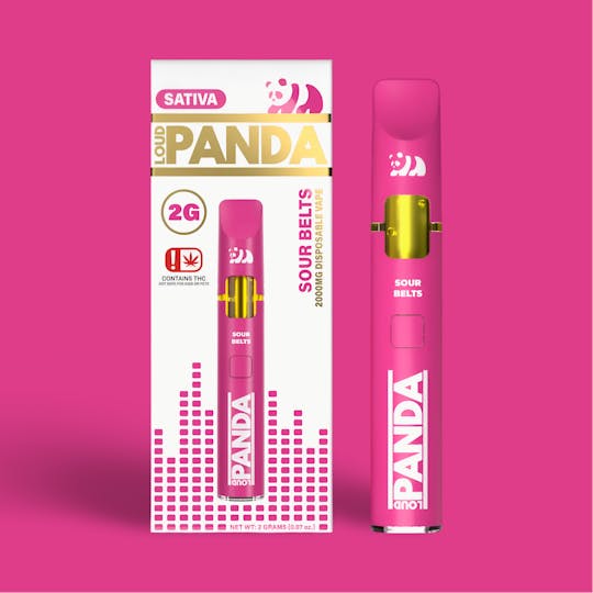 Loud Panda - Loud Panda - Sour Belts - 2G Disposable - 1
