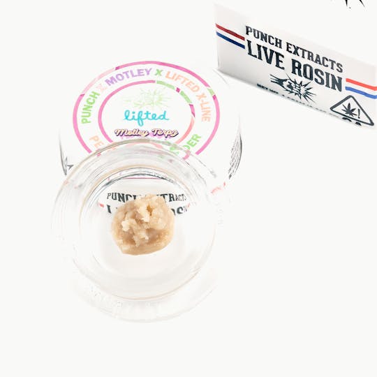 Punch Edibles & Extracts - Peach Jelly Tier 4 Live Rosin Cold Cure Badder (1g) - 1