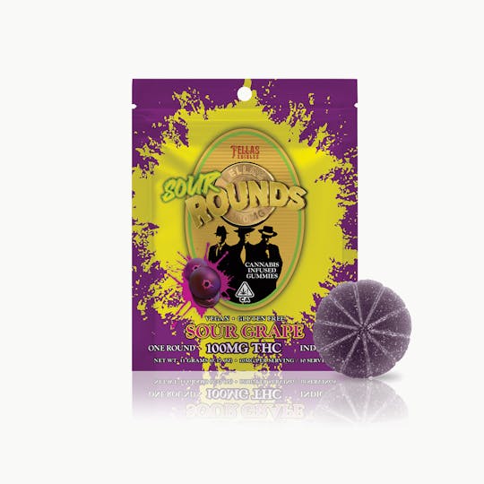 The Syndicate - THE SYNDICATE | FELLAS ROUNDS SINGLE DOSE PUCK 100MG - SOUR GRAPE - 1