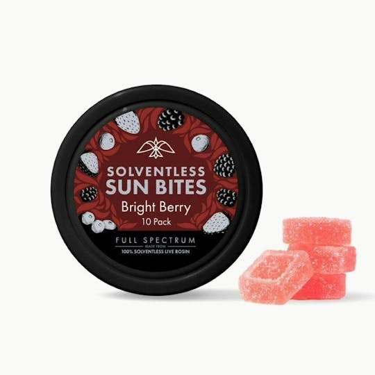 Firelands Scientific - Bright Berry Solventless Sun Bites - Edibles - 1