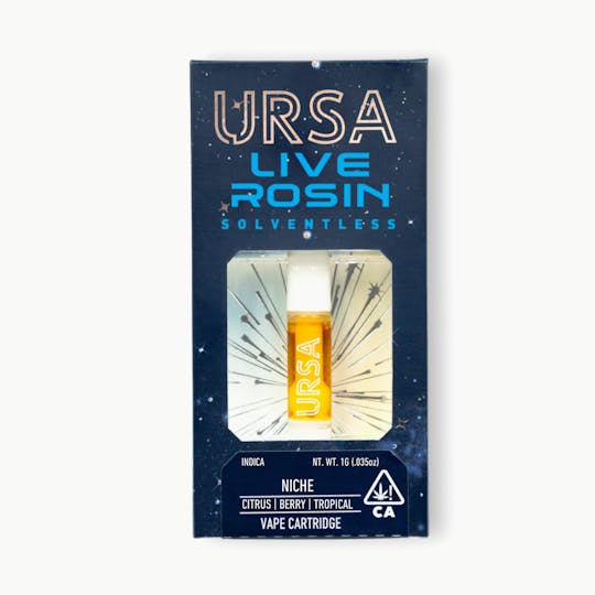 URSA Extracts - Niche 1G Live Rosin Cartridge - 1