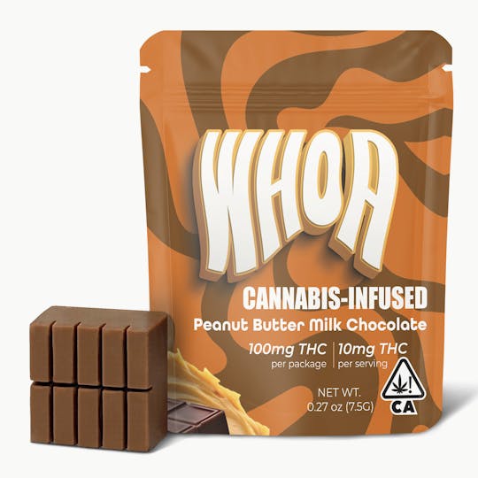 Whoa - WHOA Peanut Butter Milk Chocolate Bite - (100mg) - 1