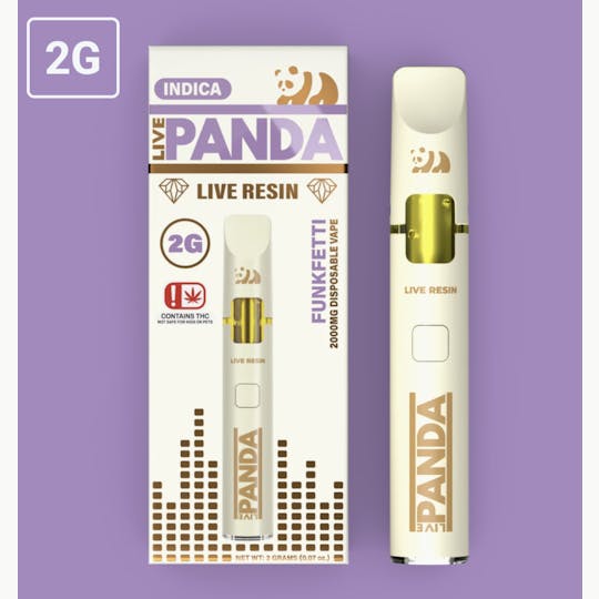 Loud Panda - Live Panda - Funkfetti - 2G Live Resin Vape - 1