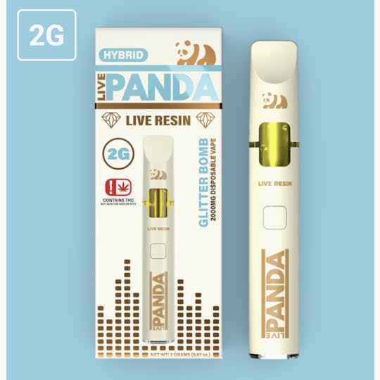 Loud Panda - Live Panda - Glitter Bomb - 2G Live Resin Vape - 1