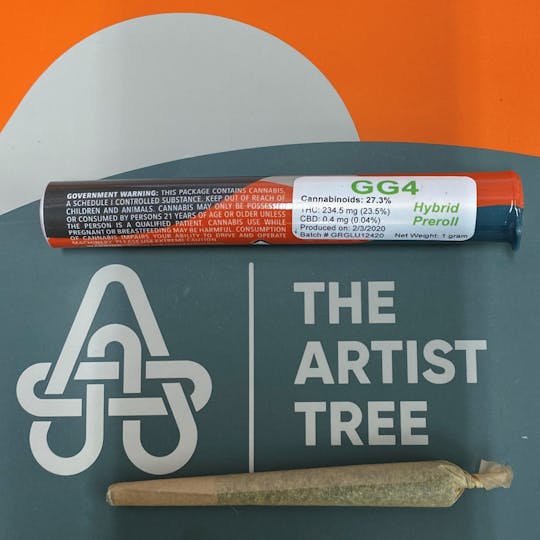 The Artist Tree - TAT GG4 Preroll 1g - 1