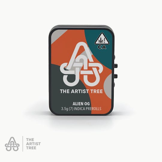 The Artist Tree - TAT Alien OG (I) Preroll 7pk 3.5g - 1