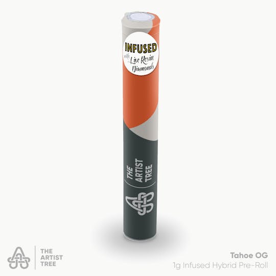The Artist Tree - TAT Infused Tahoe OG (I/H) Preroll 1g - 1