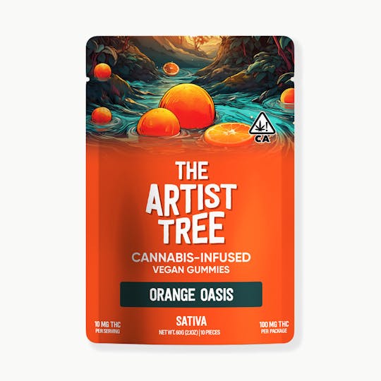 The Artist Tree - TAT Orange Oasis (S) Gummies 100mg - 1