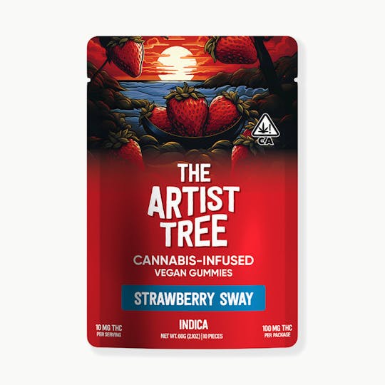 The Artist Tree - TAT Strawberry Sway (I) Gummies 100mg - 1