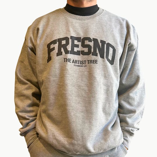 The Artist Tree - The Artist Tree Fresno Grey Crewneck - 1