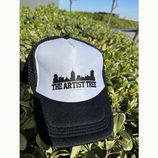 The Artist Tree - The Artist Tree Fresno Trucker Hat - White - 1