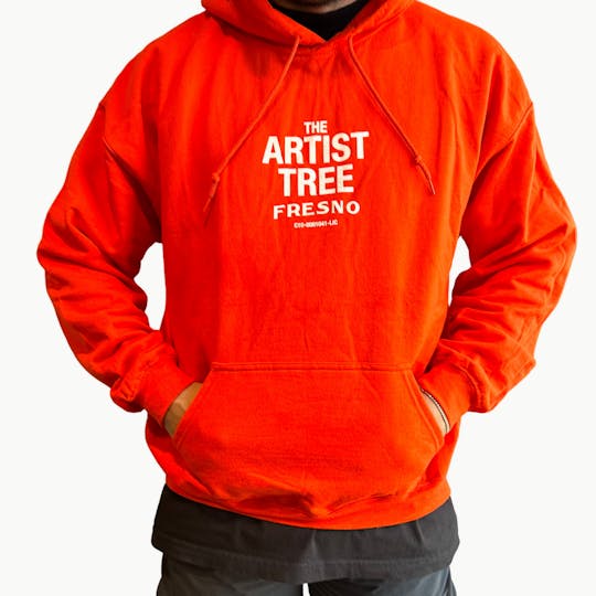The Artist Tree - The Artist Tree Fresno Orange Hoodie - 1