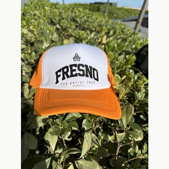 The Artist Tree - The Artist Tree Fresno Trucker Hat - Orange - 1