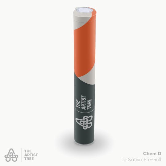 The Artist Tree - TAT Chem D (S) Preroll 1g - 1
