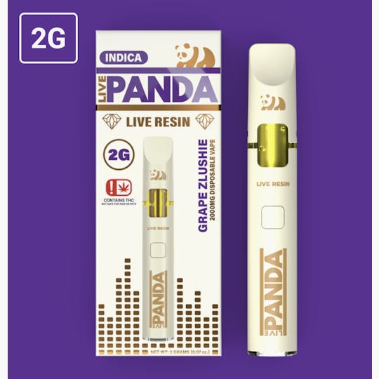 Loud Panda - Live Panda - Grape Zlushie - 2G Live Resin Vape - 1