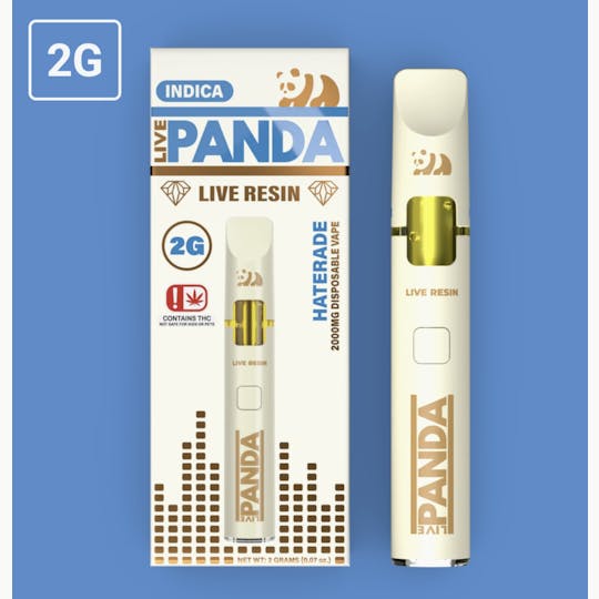 Loud Panda - Live Panda - Haterade - 2G Live Resin Vape - 1
