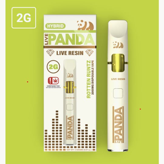 Loud Panda - Live Panda - Rotten Runtz - 2G Live Resin Vape - 1