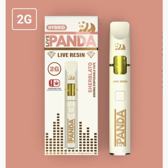 Loud Panda - Live Panda - Sherblato - 2G Live Resin Vape - 1