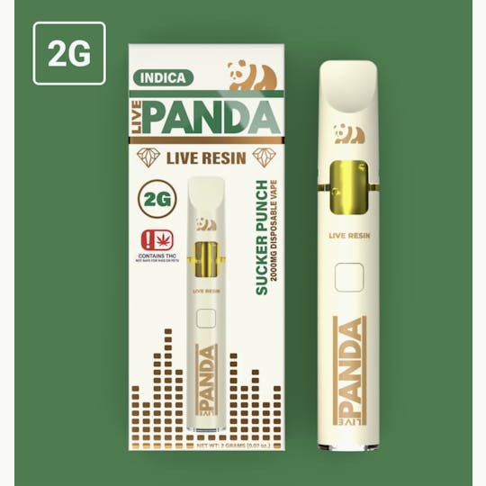 Loud Panda - Live Panda - Sucker Punch - 2G Live Resin Vape - 1